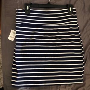 Striped Bodycon Skirt